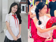 Yêu con - Nữ sinh Hà Nội xuất hiện trên Đài THVN quá xinh, bố ruột hoá ra là "Soái ca màn ảnh"