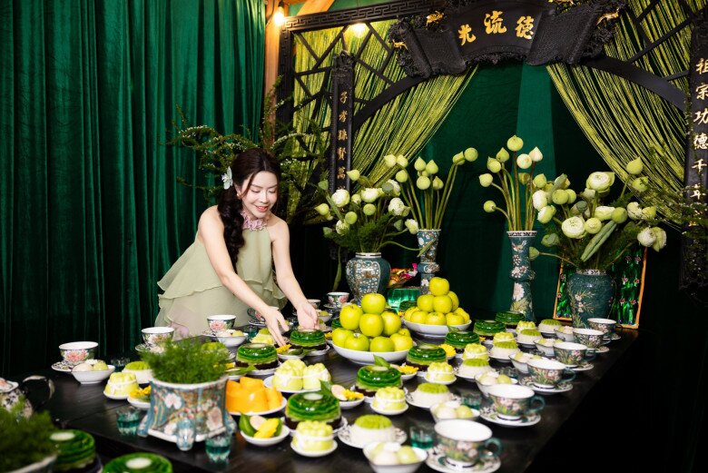 Nữ diễn viên sinh con thứ 2 với đồng nghiệp, làm mâm cúng đầy tháng cho quý tử tuyệt đẹp, hơn nhiều sao Việt - 4