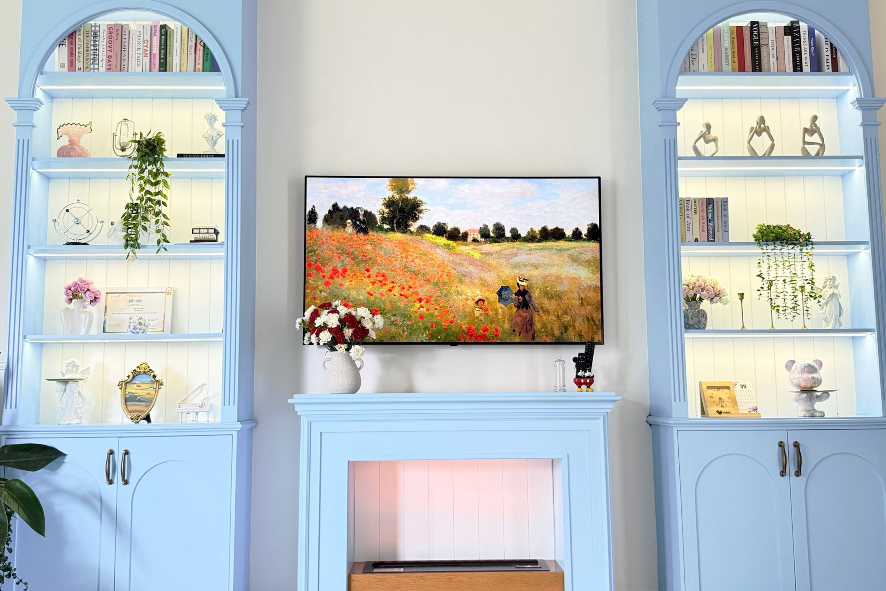 Cặp vợ chồng 8X Đà Nẵng chi 7 tỷ đồng xây biệt thự phủ màu xanh bầu trời, phong cách thơ mộng ai nhìn cũng mê - 4