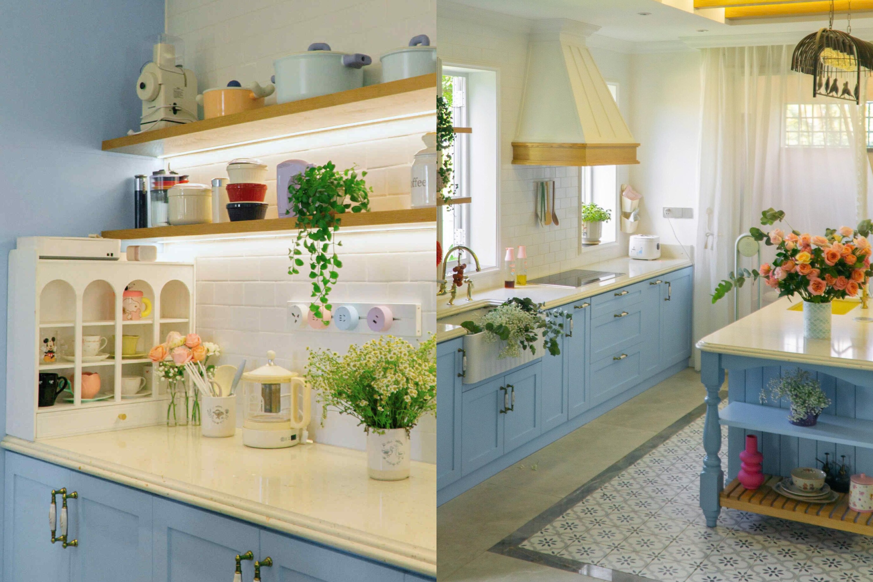 Cặp vợ chồng 8X Đà Nẵng chi 7 tỷ đồng xây biệt thự phủ màu xanh bầu trời, phong cách thơ mộng ai nhìn cũng mê - 10