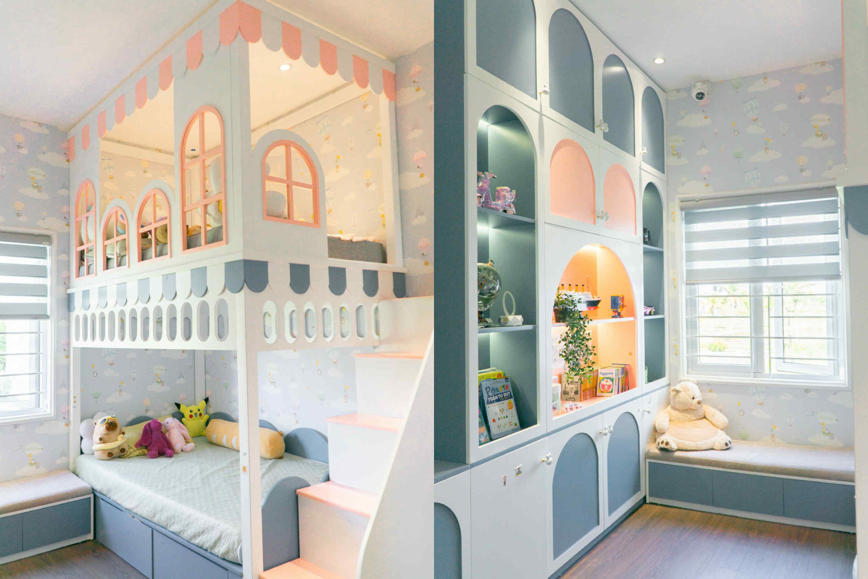 Cặp vợ chồng 8X Đà Nẵng chi 7 tỷ đồng xây biệt thự phủ màu xanh bầu trời, phong cách thơ mộng ai nhìn cũng mê - 8