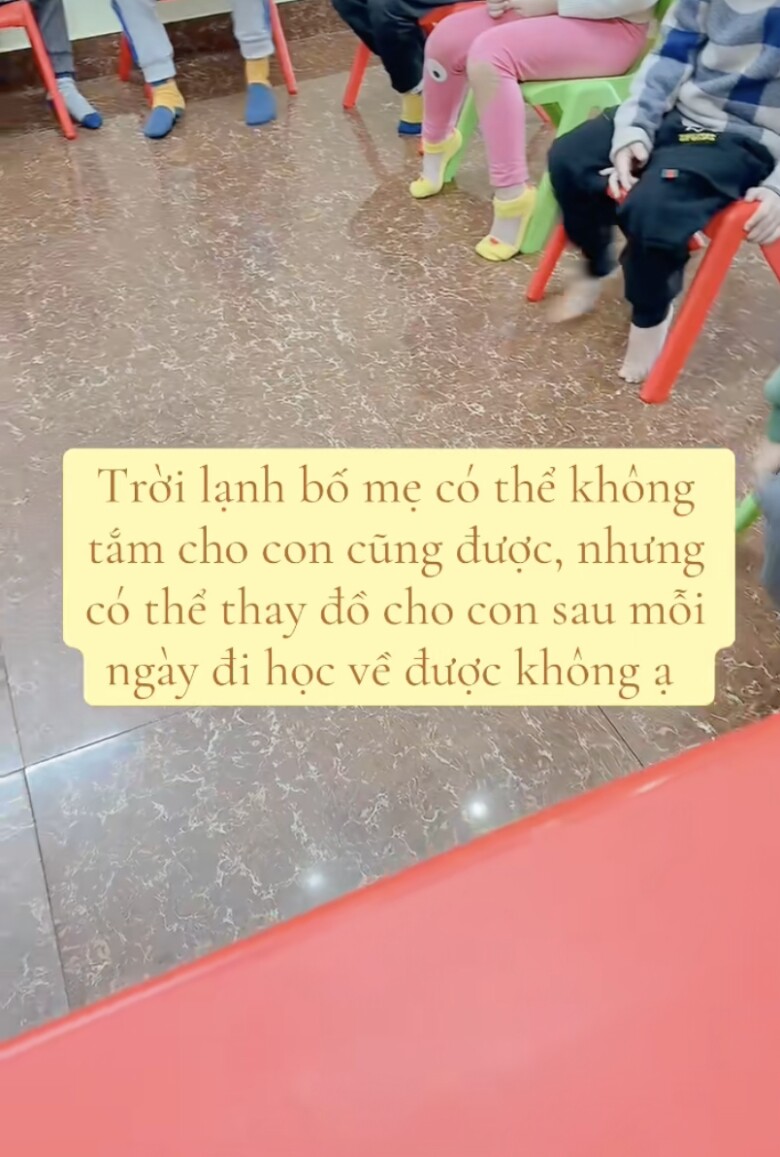 Dòng chia sẻ của cô giáo mần non thu hút sự chú ý từ các bậc phụ huynh.