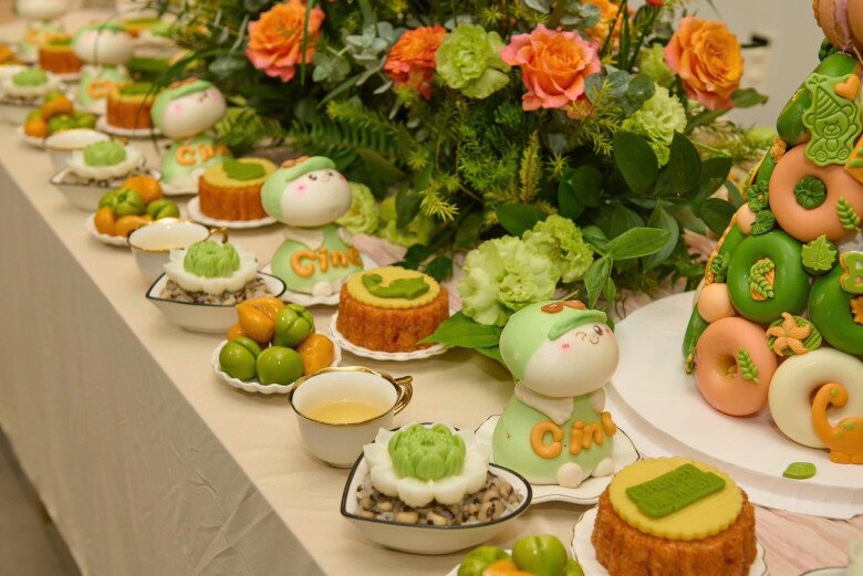 Vợ ca sĩ sinh quý tử, diễn viên Quang Tuấn “Địa đạo” làm tiệc thôi nôi cho con hoành tráng, mâm cúng hút mắt - 6