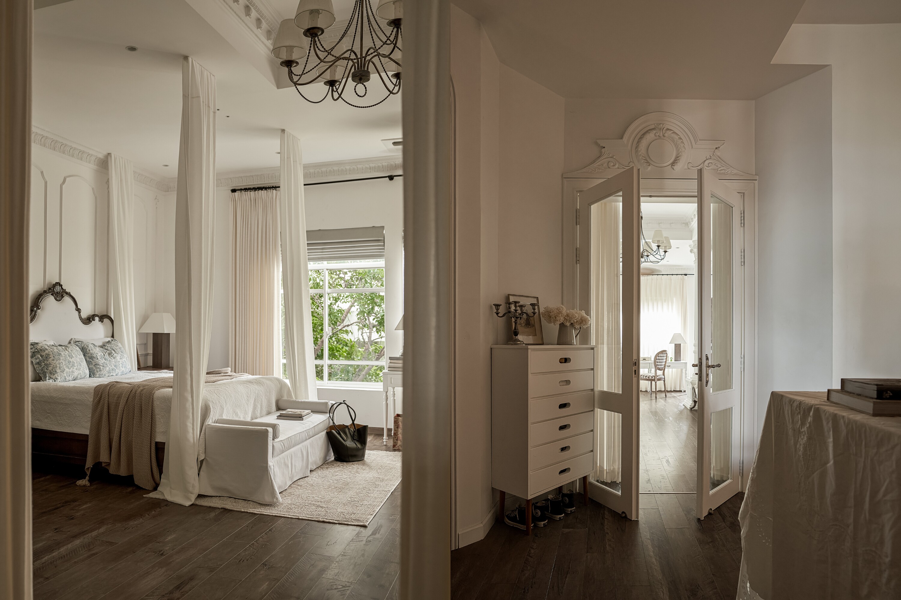 Vợ chồng Hà Nội tiết kiệm tiền xây căn biệt thự tựa Châu Âu thu nhỏ, phủ màu trắng sang trọng, đẹp hút mắt - 11