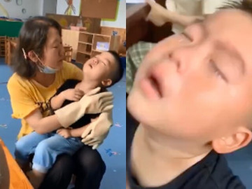 Bé trai 5 tuổi khóc ngất ở trường, nguyên nhân từ bức tranh cô giáo vẽ