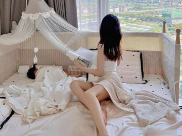 Vợ ở nhà chăm con sơ sinh ngày nào cũng điệu đà váy áo, chồng nghi ngoại tình liền trốn tủ bắt gian