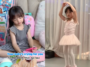 Xuất thân tiểu thư tập đoàn lớn, con gái Đông Nhi 5 tuổi nói tiếng Anh vanh vách, vẽ đẹp, hát hay, diễn xuất giỏi