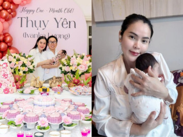 Hoa hậu Phương Lê tiết lộ cuộc sống làm mẹ lần thứ 4 ở tuổi 45, chồng NSƯT Vũ Luân thức khuya chăm con