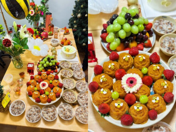 Yêu con - Hoa hậu “kiếm 1 tỷ trong 30 phút” làm tiệc đầy tháng cho con bên Canada, mâm cúng khác biệt hẳn ở Việt Nam