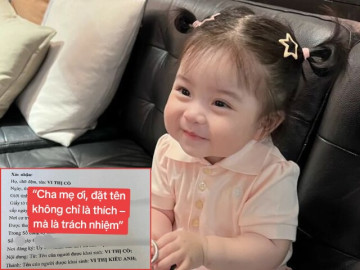 Yêu con - Mẹ Lạng Sơn đặt tên con gái là Vi Thị Cò, nhân viên tư pháp khéo sửa thành cái tên vừa lạ vừa hay