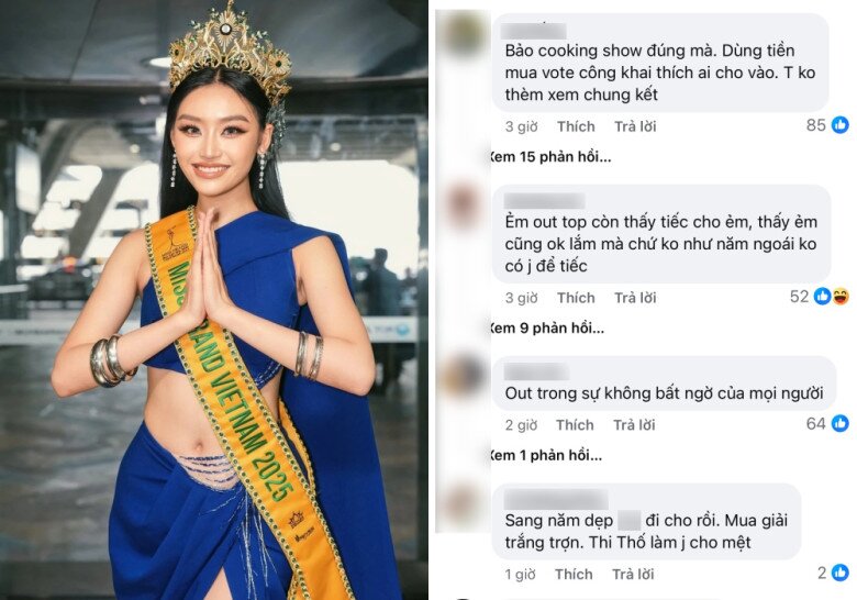 Fan sắc đẹp bình luận cuộc thi năm nay là cooking show khi BTC thông báo dùng tiền mua vote công khai.