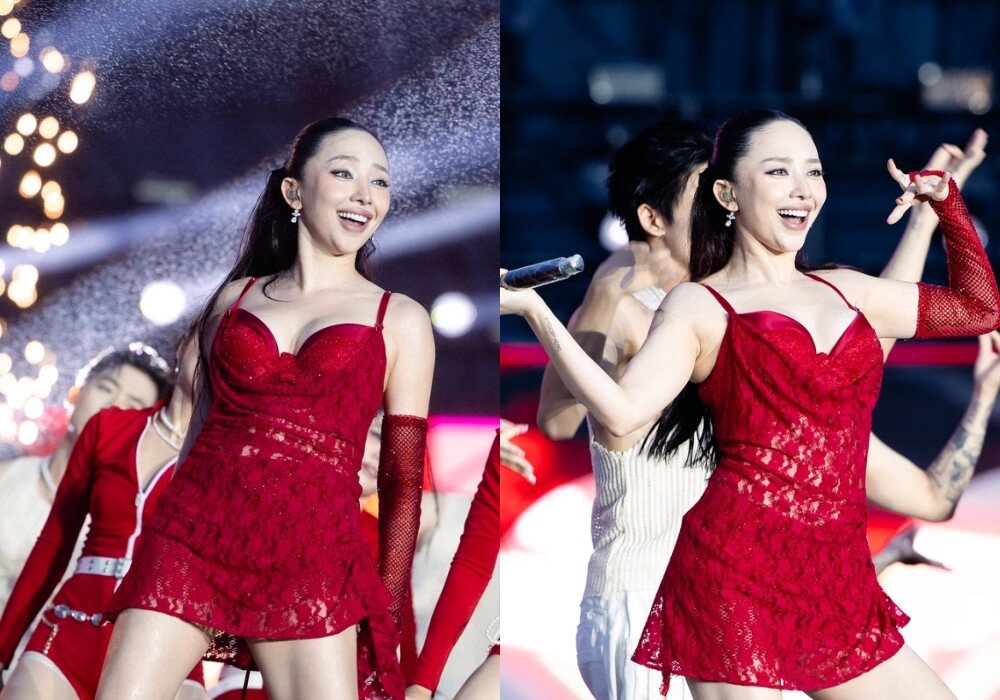 Tóc Tiên chứng minh sức hút với hàng loạt các ca khúc nhạc dance làm bùng nổ không khí.