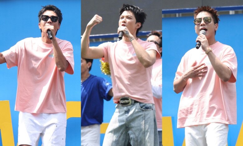 Quang Tuấn, Anh Tú Atus và Quân AP đều là những tân binh đến với gameshow vận động thể chất và trí lực.