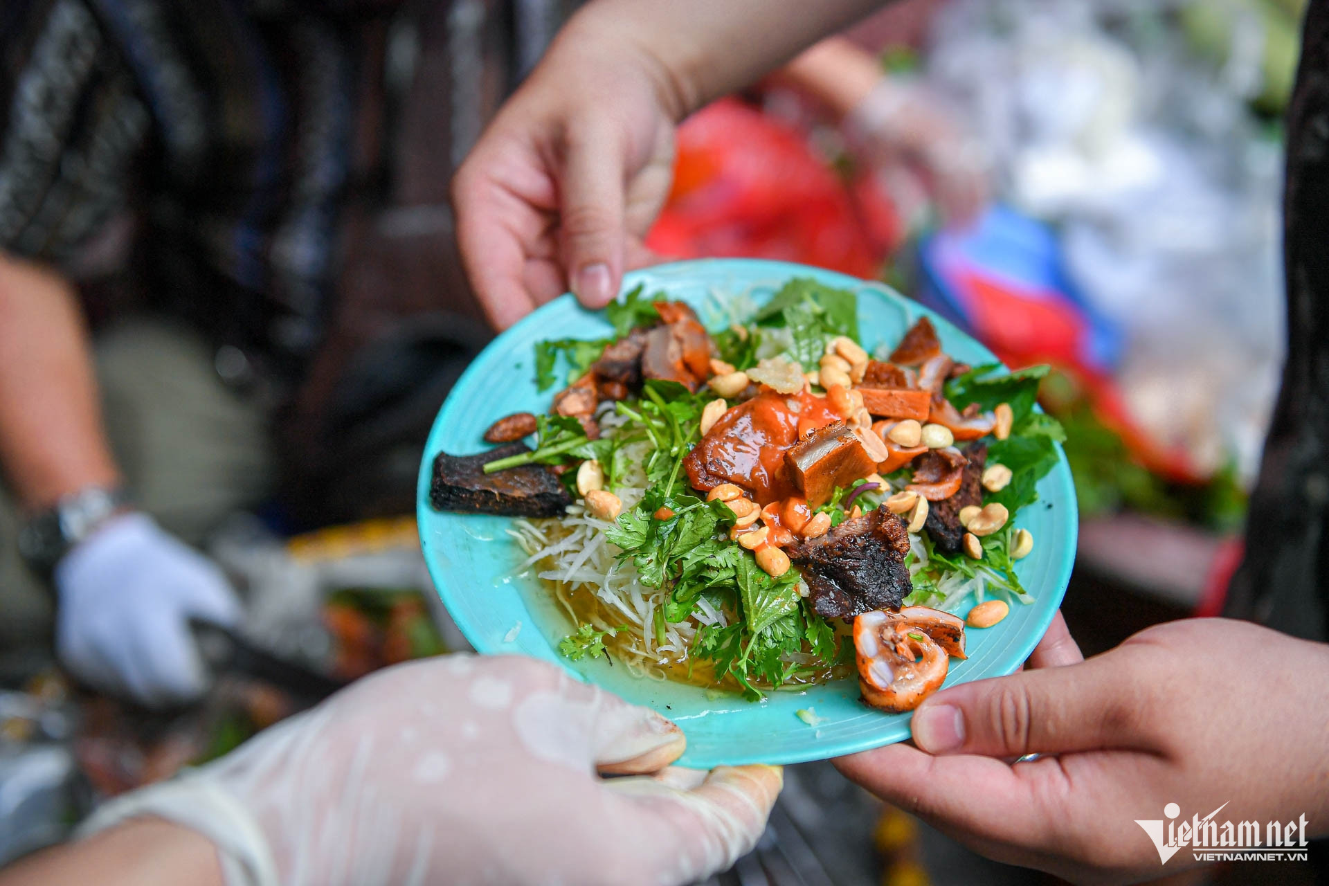 Món nộm ăn thanh mát. Ảnh: Linh Trang