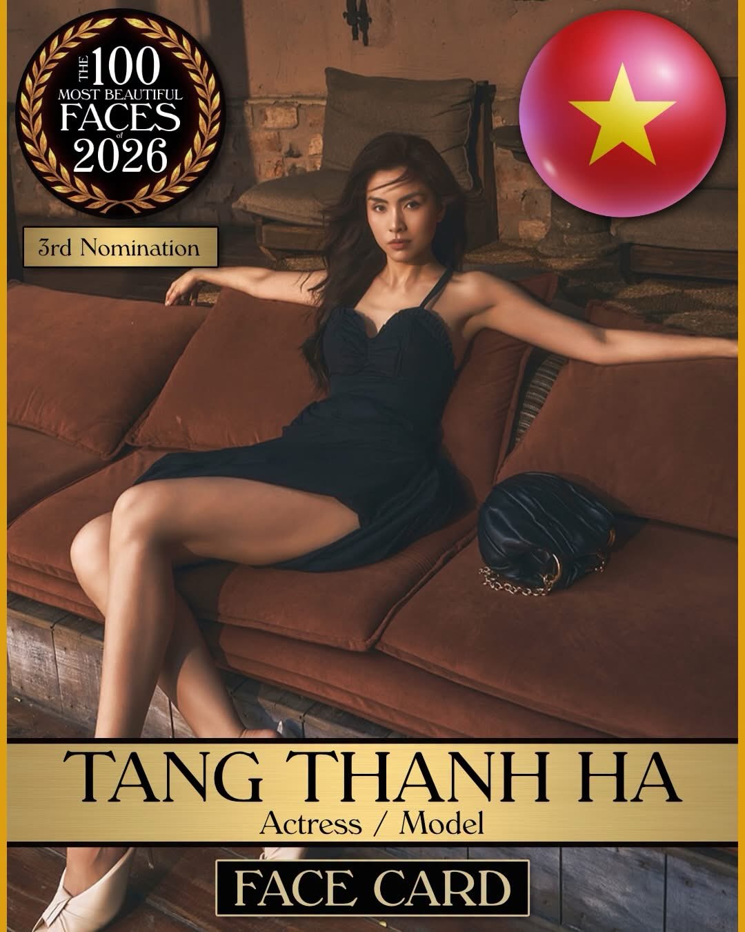 TC Candler công bố diễn viên Tăng Thanh Hà góp mặt trong danh sách The 100 Most Beautiful Faces of 2026 hôm 12/10. TC Candle cũng thông báo đã chú thích nhầm trong ảnh khi công bố đây là lần thứ ba Tăng Thanh Hà được đề cử. Thực tế, đây là lần đầu nữ diễn viên xuất hiện trong danh sách này.