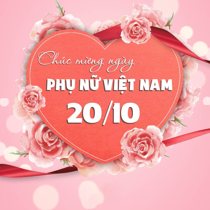 Những mẫu thiệp chúc mừng ngày Phụ nữ Việt Nam 20/10 đẹp nhất 2026.