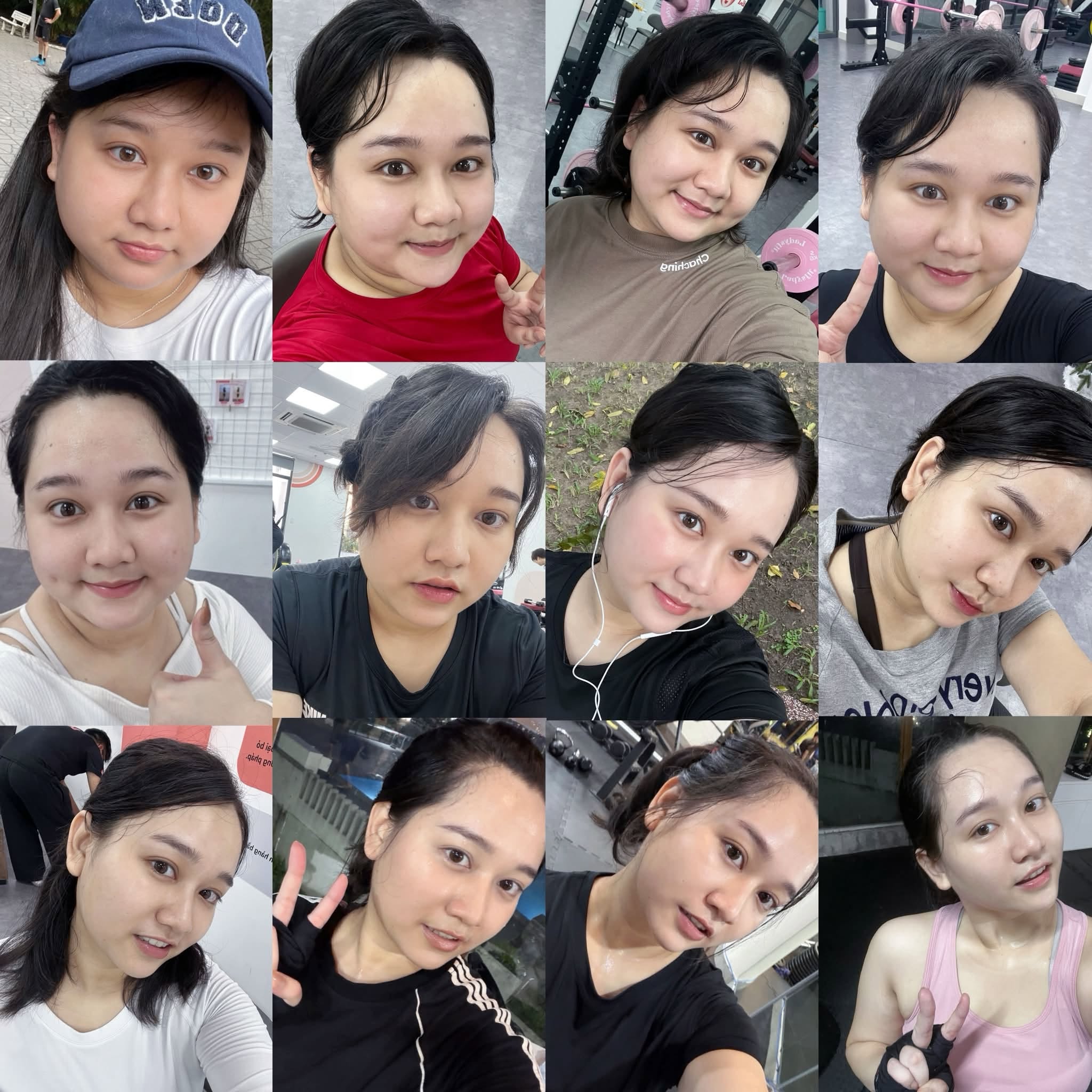 Trúc Anh chia sẻ diện mạo từ khi 85 kg đến hiện tại. Hồi cuối tháng 7, cô cho biết đã giảm được khoảng 25 kg.