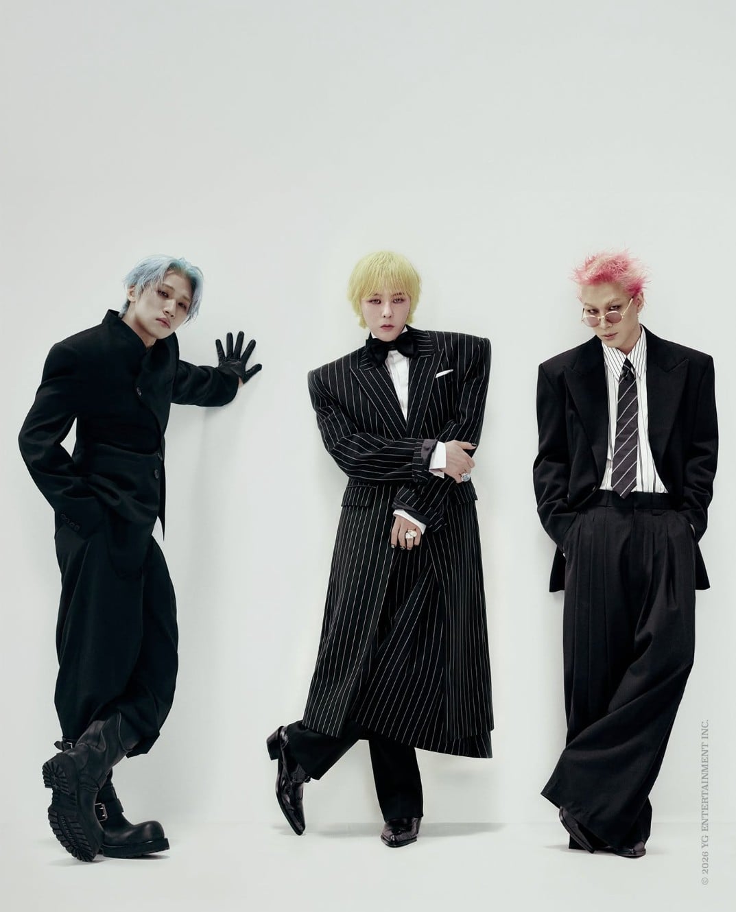 Nhóm nhạc BIGBANG với ba thành viên: G-Dragon, Taeyang và Daesung. (Ảnh: FBNV)