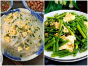 Bếp Eva - Ai bảo trứng chỉ luộc hay rán, đem nó xào với 9 loại rau quả này ngon bất chấp, bạn đã ăn thử mấy món rồi?