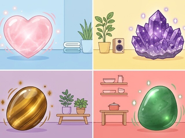 Trắc nghiệm tâm lý: Chọn một viên đá phong thủy theo trực giác của bạn