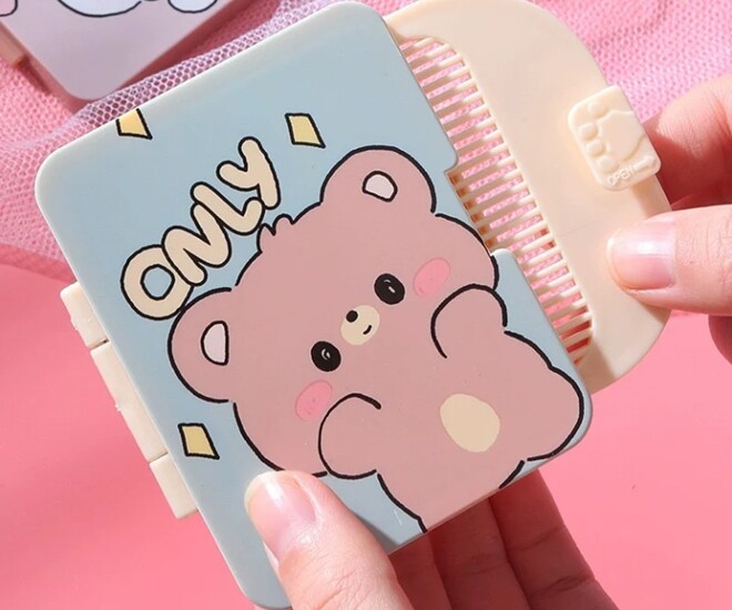 Bộ gương lược mini rất tiện dụng