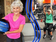 Sức khỏe - Cụ bà 90 tuổi tập gym để vơi nỗi buồn sau khi chồng qua đời