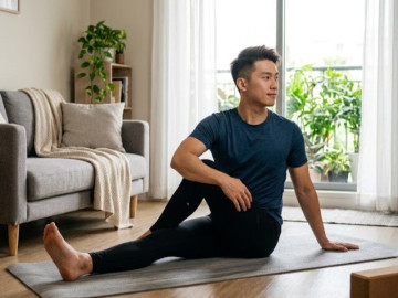 3 bài tập thư giãn cơ bắp giảm căng thẳng