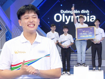 Tin tức - Nam sinh Khánh Hòa lội ngược dòng, giành vòng nguyệt quế tuần Olympia
