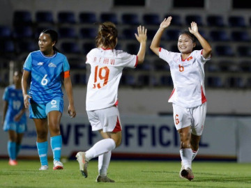 U17 nữ Việt Nam tạo nên chiến thắng chấn động 20-0 vòng loại nữ U17 châu Á