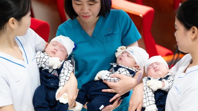 Ca tam thai hy hữu, ba anh em chào đời cách nhau 36 giờ