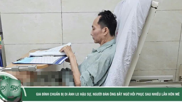 Gia đình chuẩn bị di ảnh lo hậu sự, người đàn ông bất ngờ hồi phục
