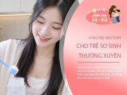Nuôi con IQ EQ - Có 4 thứ mẹ nên thay thường xuyên cho trẻ sơ sinh, đừng vì tiếc mà ảnh hưởng sức khỏe của con