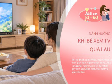 Trẻ xem TV quá nhiều có thể chịu 3 ảnh hưởng này, cha mẹ đừng chủ quan