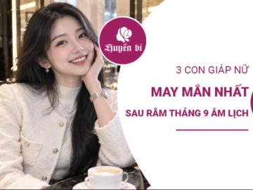 3 nàng giáp được trời thương sau rằm tháng 9: tiền bạc rủng rỉnh, cuộc sống khởi sắc