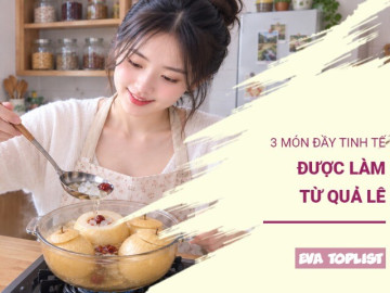 Bếp Eva - 3 món ngon từ quả lê - thanh tao trong từng hương vị