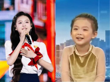 Giải trí - Em gái quốc dân VTV 6 tuổi đã được thử dẫn MC Thời sự, nay phủ sóng giờ vàng, hát ở concert quốc gia