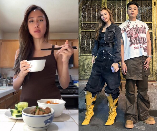Con gái Thái VG trổ tài vào bếp nấu món Việt, được khán giả khen ngợi.