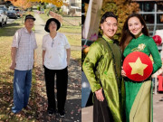 Giải trí - Bố mẹ ruột Diễm Hương gây chú ý sau 2 năm ở Canada