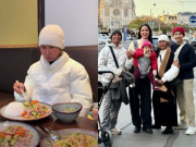 Giải trí - Gia đình H'Hen Niê du lịch châu Âu vẫn ăn món Việt Nam, mẹ nàng hậu giản dị chỉ cần có cơm là ưng ý