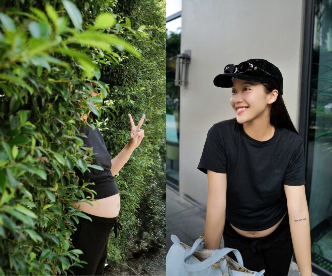 Nhan Phúc Vinh ngày càng thoải mái thể hiện tình cảm với Khả Ngân, khoe ảnh chụp cho bạn đời.