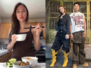 Con gái Thái VG trổ tài vào bếp nấu món Việt, xinh như hoa hậu còn giỏi giang khiến bố tự hào