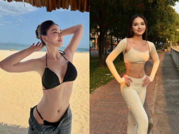 Đẹp - Á hậu Cà Mau 4 năm thi 5 đấu trường sắc đẹp, nay đẹp nóng bỏng, làn da trắng hồng trứ danh