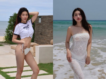 Đẹp - Mỹ nhân Lâm Đồng diện bikini khoe eo thon, mê ăn loại quả bình dân để giữ body nóng bỏng