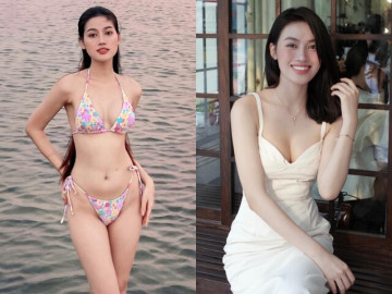 Mỹ nhân Quảng Trị chăm diện bikini khoe dáng nóng bỏng, nước da trắng đẹp trứ danh, làm trợ giảng cười xinh như hoa