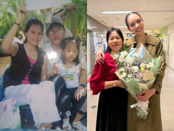 Mẹ ruột Hoa hậu Thanh Thủy: Từng làm công nhân rồi cưới anh kỹ sư điện, nhan sắc thời trẻ xinh đẹp nức tiếng