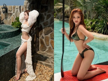 Đẹp - Mỹ nhân Hà Nội 2 lần đỗ Thủ khoa diện cắt xẻ khoe chân thon cực phẩm, U40 sở hữu làn da đẹp trứ danh