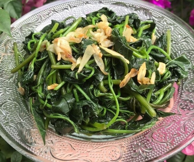 Rau lang có thể chế biến được rất nhiều món ăn ngon hấp dẫn, giàu dưỡng chất - Ảnh minh hoạ