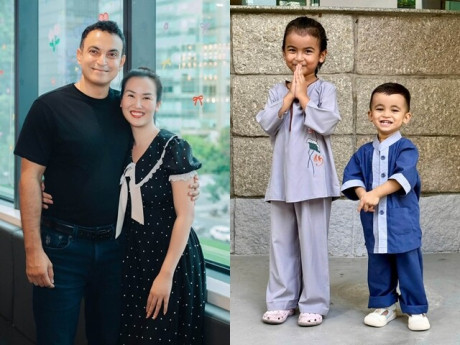 Võ Hạ Trâm "đấu tranh tư tưởng" để sinh thêm con: Hôn nhân hạnh phúc bên chồng Ấn Độ, 2 con lai là "bản sao" của bố