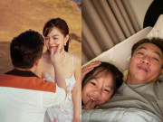 Giải trí - Sao Việt 24h: Phạm Quỳnh Anh hiếm hoi khoe cảnh chồng chăm con; Cường Đô La cùng 2 con ngủ nướng "khét giường"