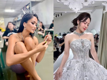 Sao Việt 24h: H'Hen Niê đi quay gặp cảnh ngập vẫn thản nhiên ngồi ăn ốc; Nhật Kim Anh hóa cô dâu kèm câu hỏi ẩn ý